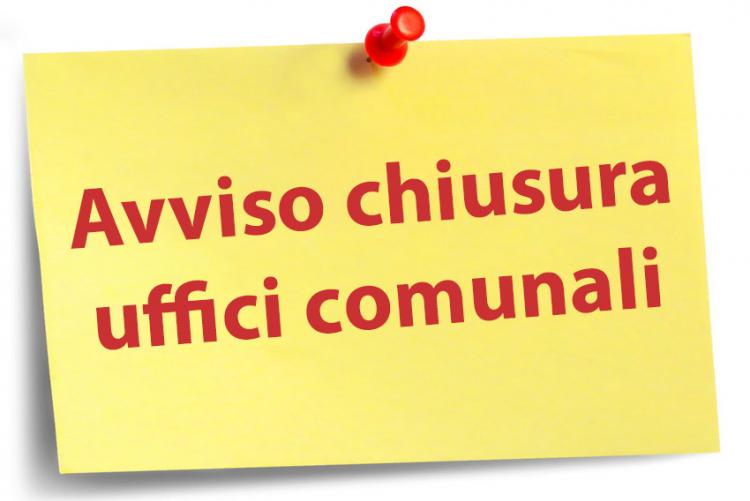 CHIUSURA UFFICI - 4 Gennaio 2025