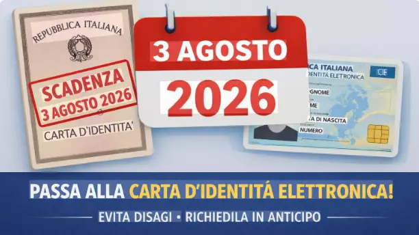 Scadenza validità carte d'identità cartacee