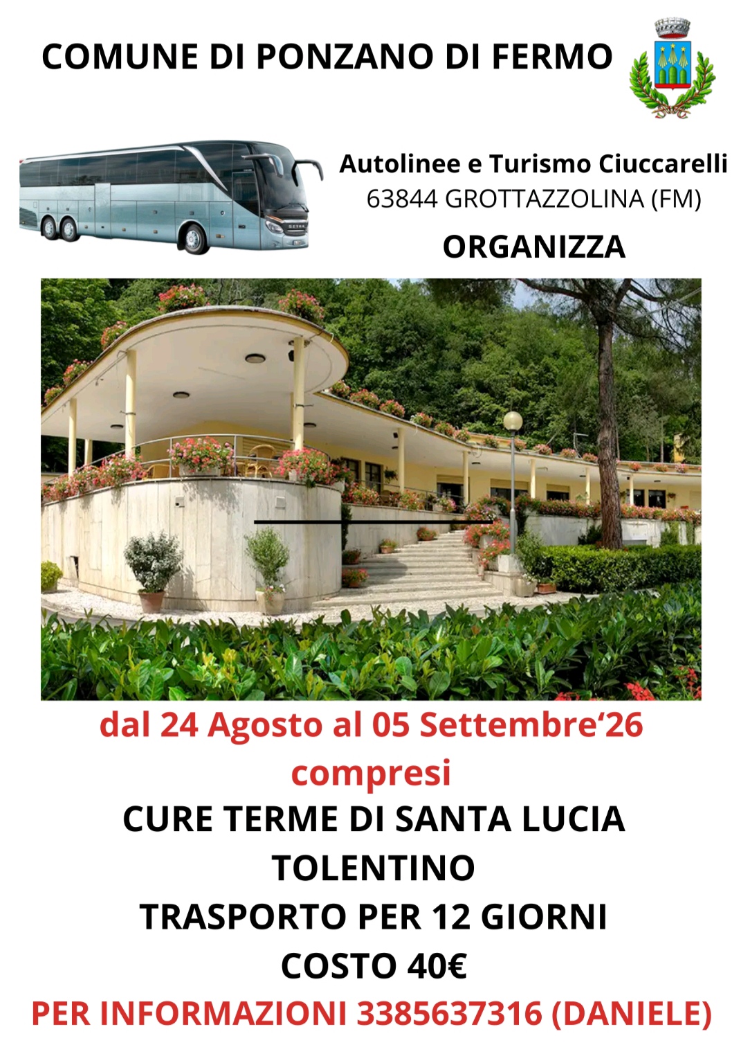 Servizio pendolare Terme di Santa Lucia
